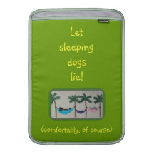 Sleeping dogs Macbook Air sleeve
