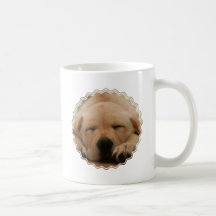 Sleeping Golden Retriever Coffee Mug