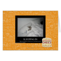 Sleeping In Cards