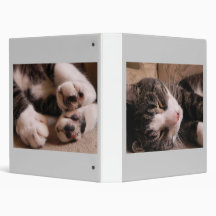 Sleeping Kitten Binder