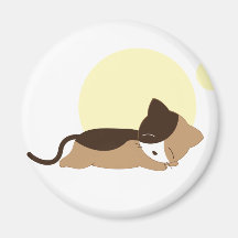 Sleeping Kitten Fridge Magnet