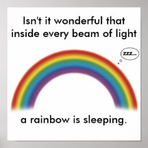 sleeping rainbows posters