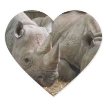 Sleeping Rhinos Stickers