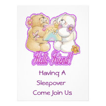 Sleepover Invitation