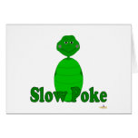 Sleepy Green Turtle Slow Poke cards