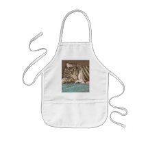 Sleepy Kitty Apron