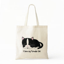 Sleepy Kitty {Tuxedo} Bags