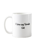 Sleepy Kitty {Tuxedo} Coffee Mugs