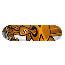 Sleepy Mascot Skateboard