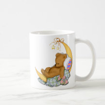 Sleepy Moon Bear Mugs