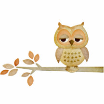 Sleepy Owl in Tree Photo Sculpture