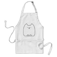 Sleepy Pretty Kitty Aprons