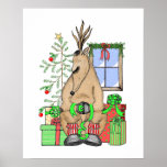 Sleepy Reindeer posters