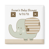 Sleepy Safari Elephant Magnet/Keepsake/Party Favou
