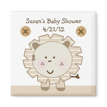 Sleepy Safari Lion Magnet/Keepsake/Party Favour