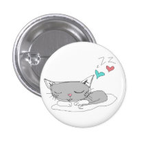 Sleepy Sleepy Cat Pins