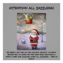 Sleigh Jacker, ATTENTION ALL ZAZZLERS!, WE WERE... Announcement