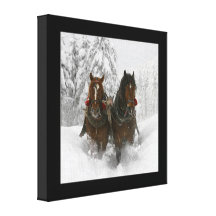 Sleigh Ride Canvas Prints
