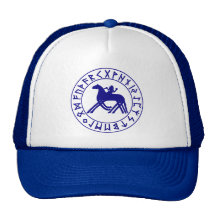 Sleipnir Shield Blue Trucker Hat