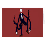 Slender Man - Book of Monsters Halloween Greeting Cards