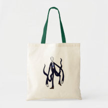 Slender Man - Book of Monsters Halloween Tote Bags