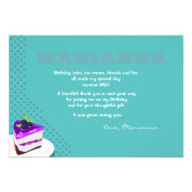 Slice of Happiness Thank You Notes Announcement