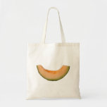 Slice of rockmelon tote bags
