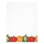 sliced fruit vegetable chef catering letterhead