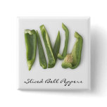 Sliced Green Bell Peppers Pins