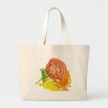 sliced tomato and peppers bag