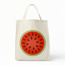 SLICED WATERMELON CANVAS BAG