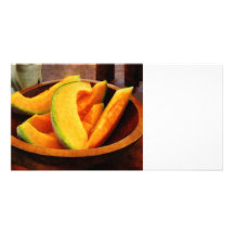 Slices of Cantaloupe Photo Card