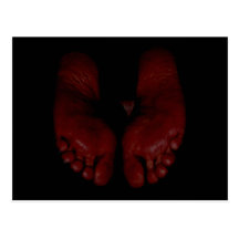 SLICK FEET POSTCARD