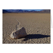 Sliding Rock Greeting Card