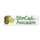 SlimCado Avocados bumper sticker