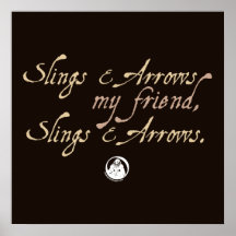 Slings and Arrows Print