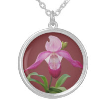 Slipper orchid - Phragmipedium necklace