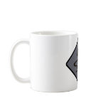 Slippery When Wet Road Traffic sign Australia Car Mugs