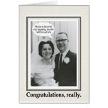 Slob Wedding Congratulations - FUNNY Greeting Cards