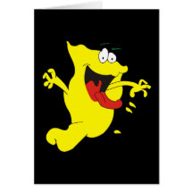 Slobbering Spook Greeting Cards