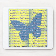 Slogan Butterfly Mousepads