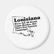 Slogan d'état de la Louisiane Aimant Pour Réfrigérateur