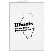 Slogan d'état de l'Illinois Carte De Vœux