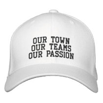 Slogan Hat - Flex Fit Embroidered Baseball Caps