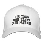 Slogan Hat - Flex Fit embroidered hats