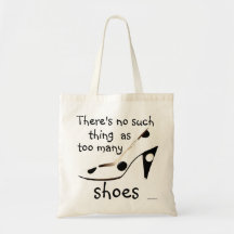 Slogan mignon de chaussures pour la mode Shopaholi Sacs