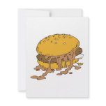 sloppy chili burger invitations