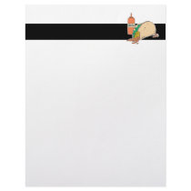 sloppy taco with salsa letterhead design