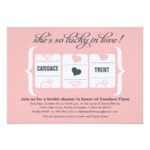 Slot Machine Bridal Shower Custom Invites
