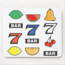 Slot Machine Gamblers Mouse Pad